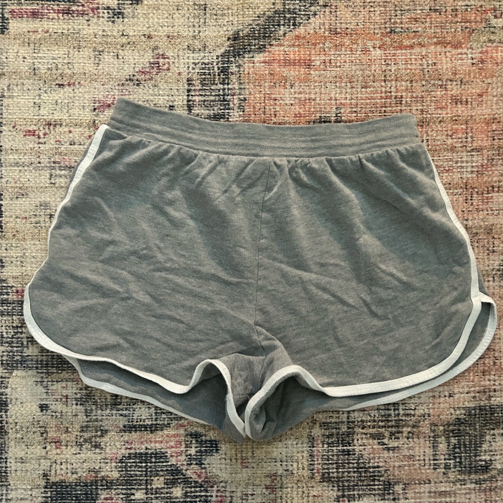 Grey and white preteen girl shorts